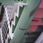 NTT docomo, Sapporo office, stairs #2, 1996